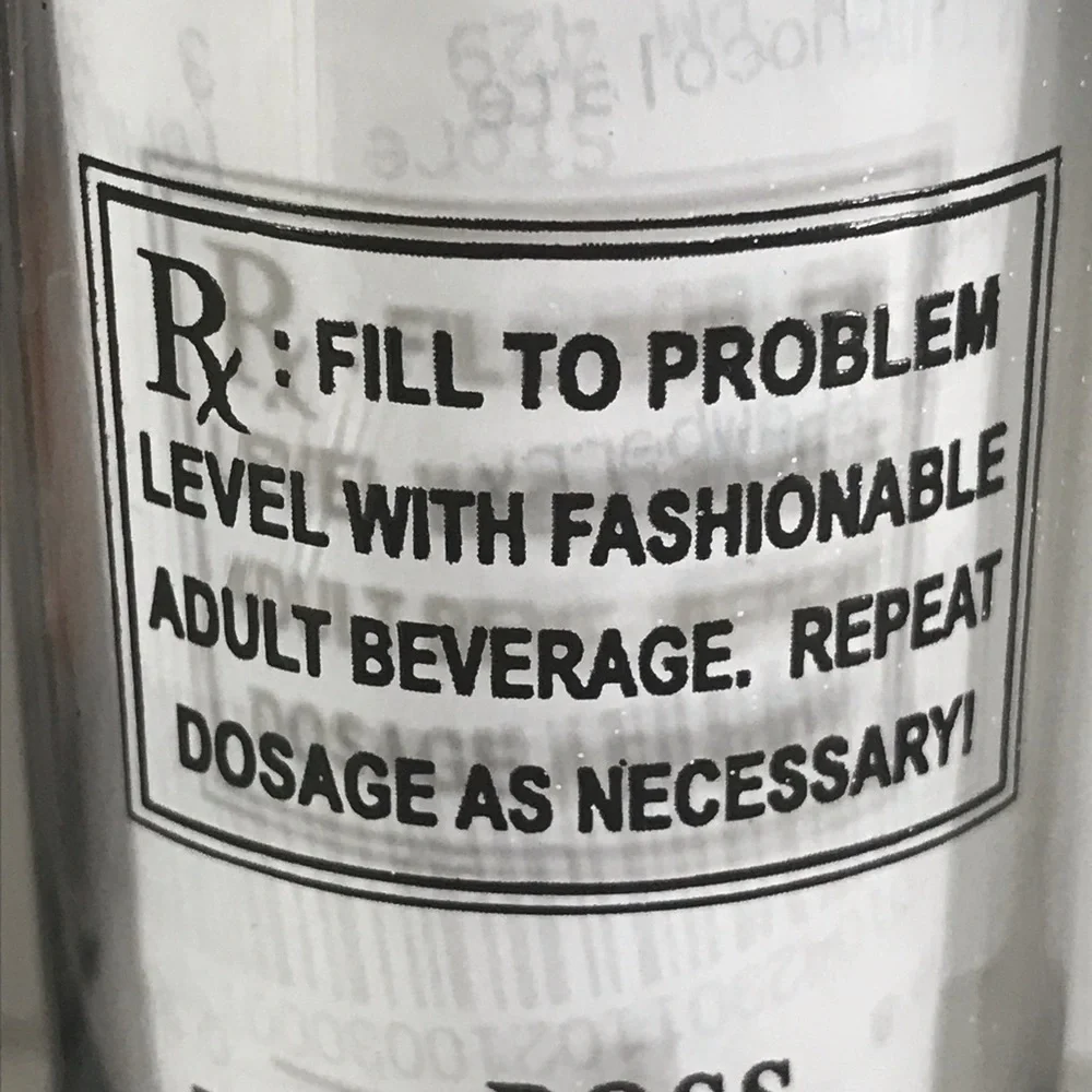 NWOT - Souvenier Shot Glass Problem Solver